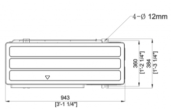 Samsung-Nordic-sieninio-kondicionieriaus-išorinio-bloko-brėžinys-7.1-8.0-kW