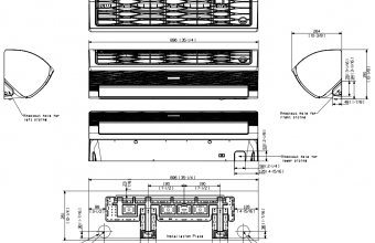 Komercinės-klasės-sieninio-kondicionieriaus-vidinis-blokas-5.2-5.5-kW