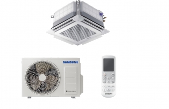 Samsung-bevėjės-mini-4-kryptės-2.60-3.40-kW-kasetės-koliažas