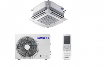 Samsung-bevėjės-mini-4-kryptės-5.00-5.50-kW-kasetės-koliažas
