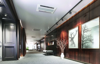 2-way units in traditional classic hallway
