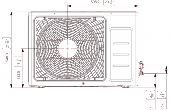 Nordic-Range-Comfort-išorinio-bloko-brėžinys-2.50-3.20-kW-2