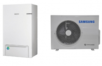 SAMSUNG-oras-vanduo-6.0-6.5-kW-split-komplektas-su-R32-freonu-be-tūrinio-šildytuvo
