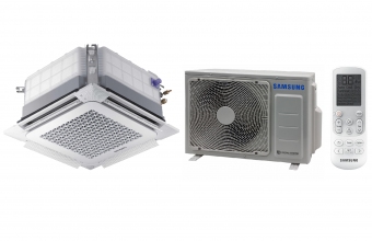 Bevėjės-mini-4-kryptės-kasetės-kondicionieriaus-2.6-3.4kW-komplektas