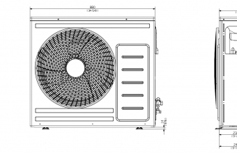 Bevėjės-mini-4-kryptės-kasetės-išorinio-bloko-brėžinys-6.80-7.50-kW-2