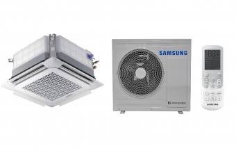 Bevėjės-mini-4-kryptės-kasetės-kondicionieriaus-6.8-7.5kW-komplektas