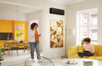 „Samsung WindFree™“ technologija - komfortas be kompromisų, greitas patalpos atvėsinimas, efektyvus energijos naudojimas.