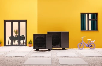 Samsung EHS MONO (R290) 12kW trifazis šilumos siurblys AE120CXYDGK/EU prie namų
