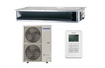 Kanalinis-vidutinio-slėgio-13.4-15.5-kW-oro-kondicionieriaus-komplektas-trifazis