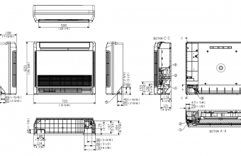 Konsolinio-3.5-4.0-kW-kondicionieriaus-vidinis-blokas